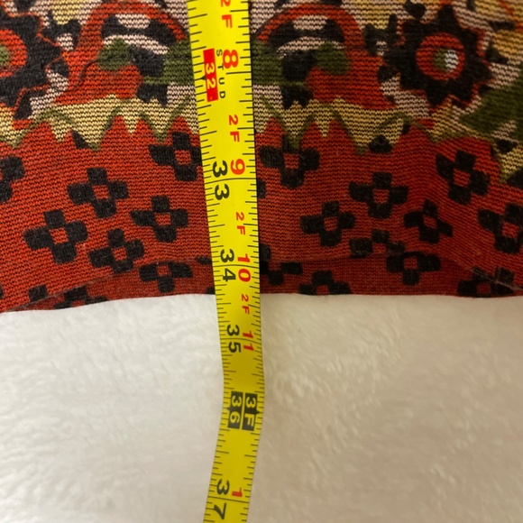 Uncle Frank Womens Bell Sleeve Dress Sz XL Mock Neck Shift Style Fall pattern - Picture 6 of 9